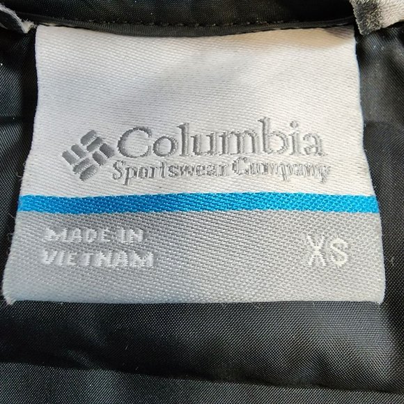 Columbia Unisex Quilted Down Full Zip Black 650 Jacket Size XS - Picture 4 of 9